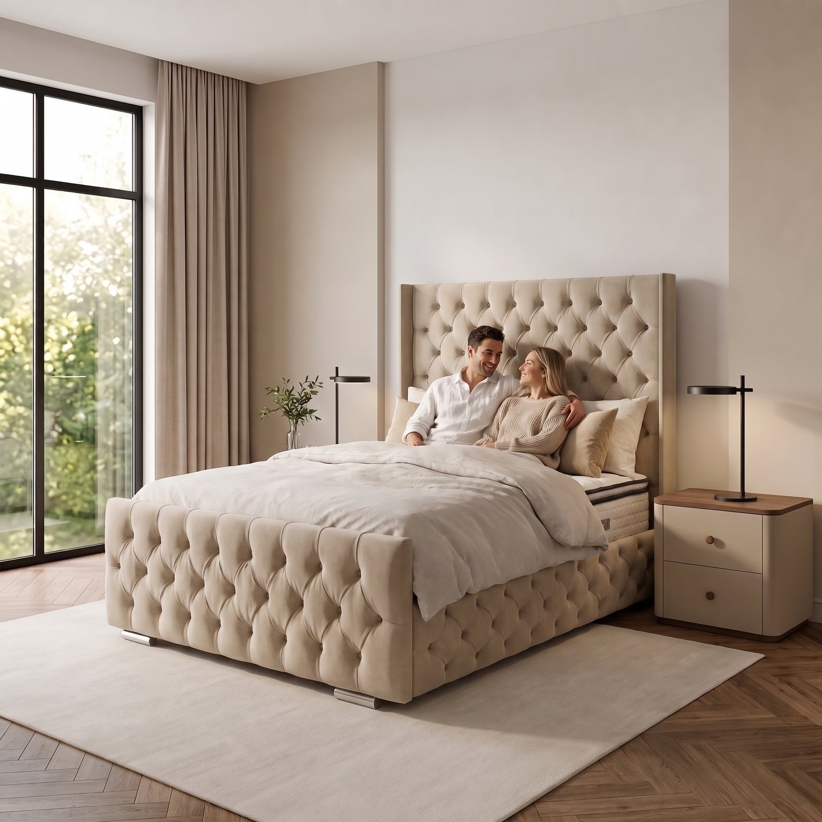 Ambassador Luxury Bed with Optional Ottoman
