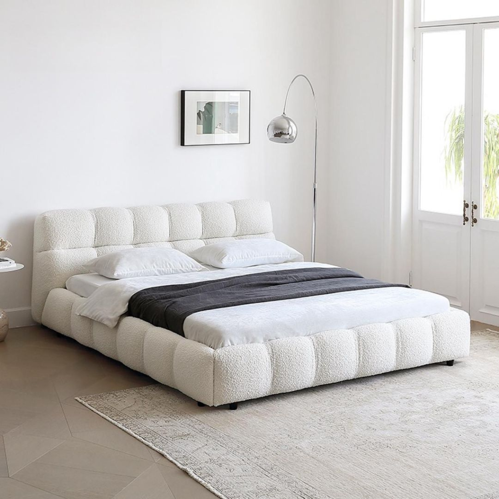Teddy Boucle Ottoman Bed Frame | Serenity Design