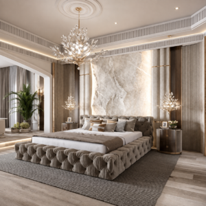 Modern Low Platform Bed | Double Bed Low Base | Luxe