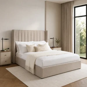 Grand Wingback Bed
