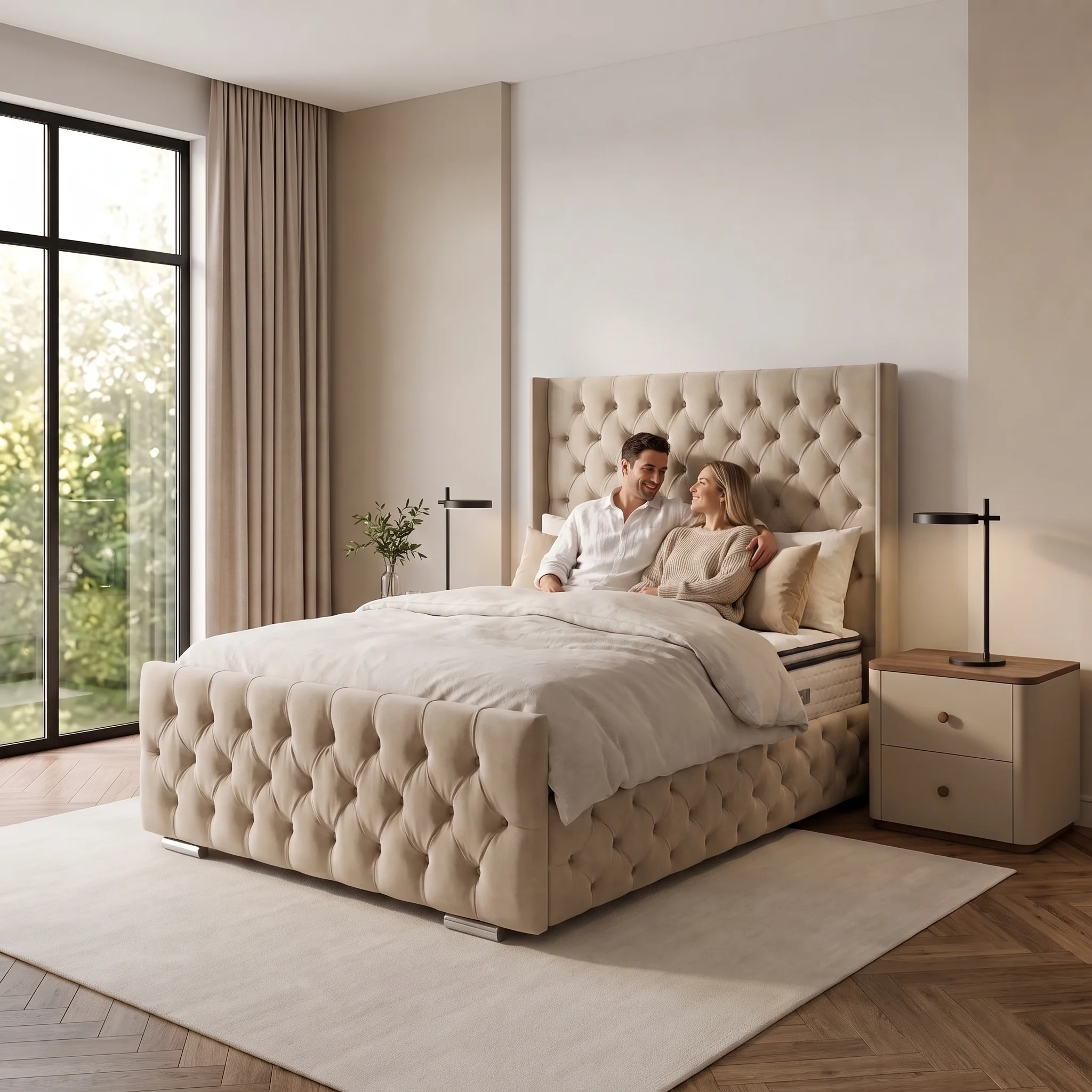 Harper Optional Ottoman Storage Bed