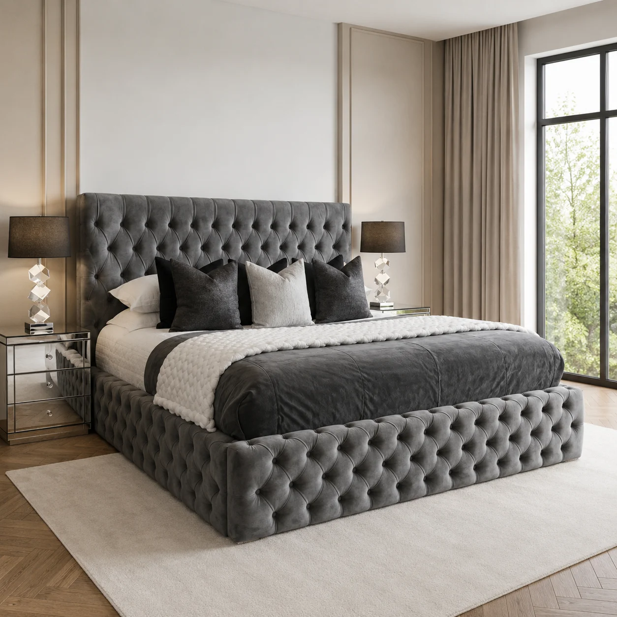 Kensington Optional Ottoman Storage Bed