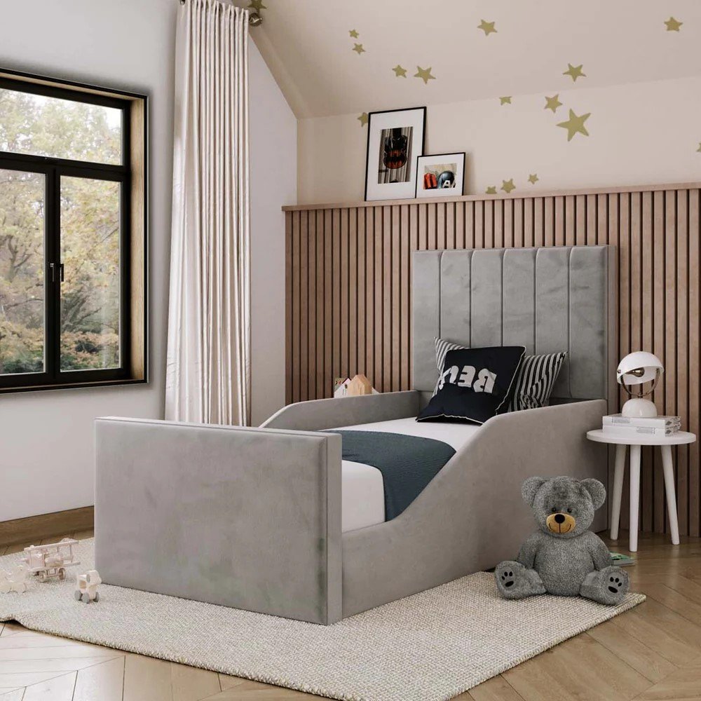 Kids Bed with Safety Side Rails | Pokemon Childrens Bed