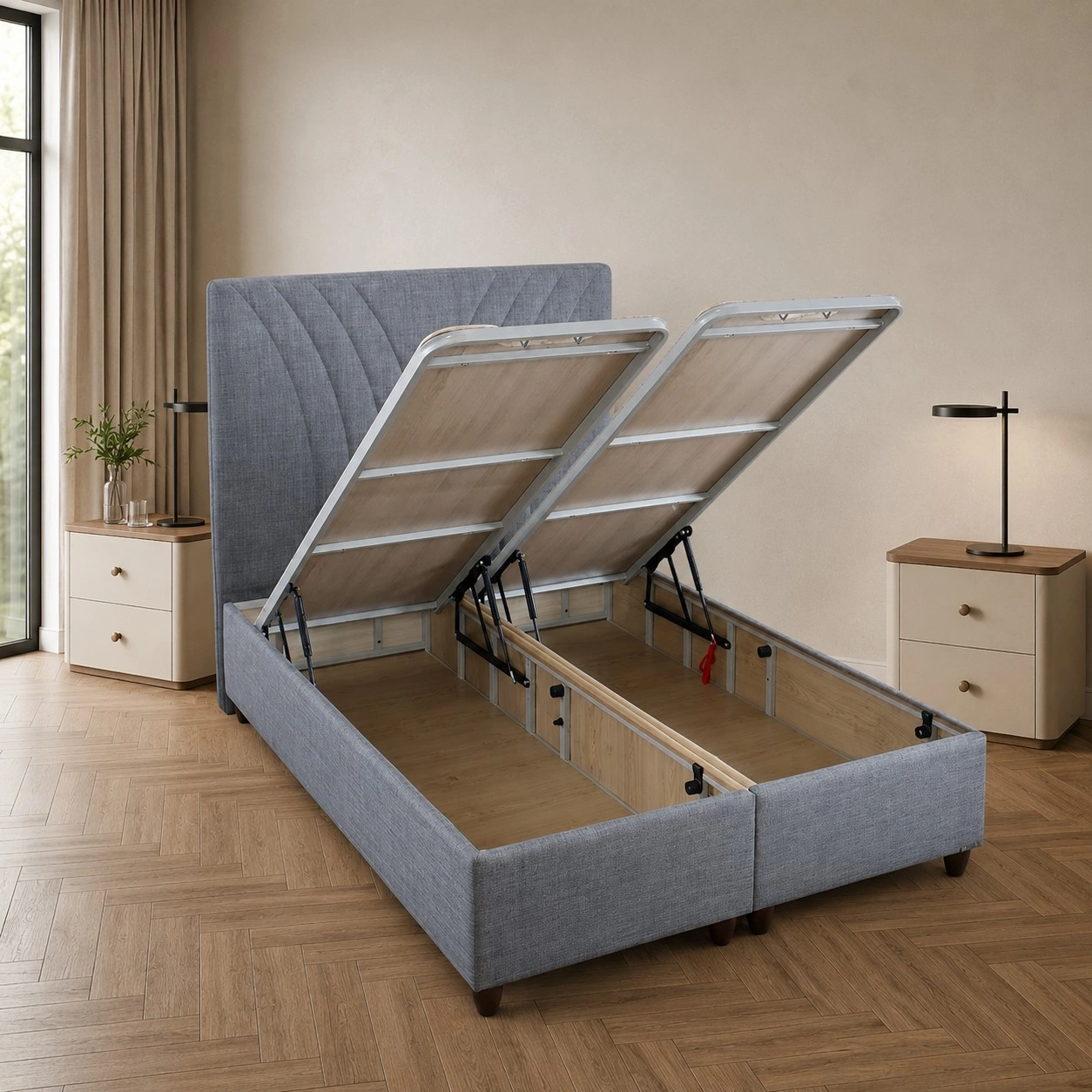Retreat Bed with Optional Ottoman Storage - Image 4