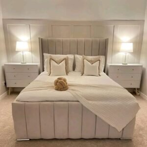 2025 royale wingback bed with optional ottoman storage abbeds #b18
