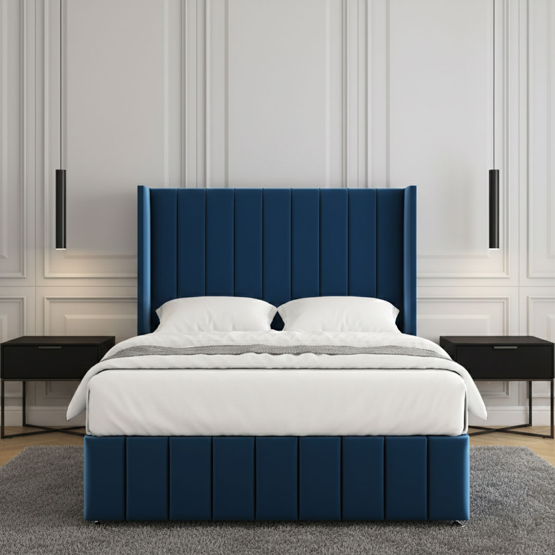 Cube Framed Chesterfield Divan Bed Set with Storage Drawers - Image 3