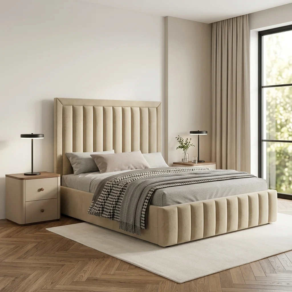 Super King Ottoman Divan Bed | Gas Lift Ottoman Bed | Vega