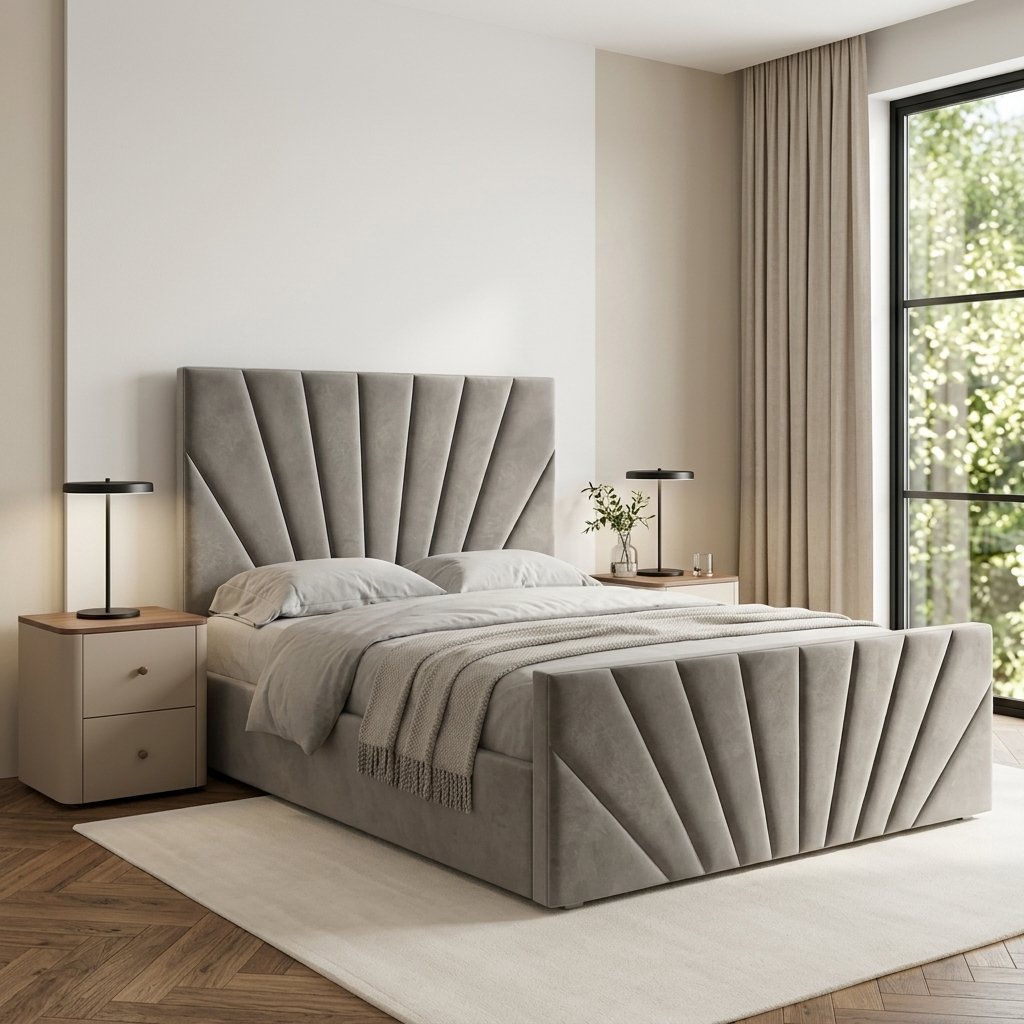 Single Ottoman Storage Bed | End Lift Ottoman |Nira Design