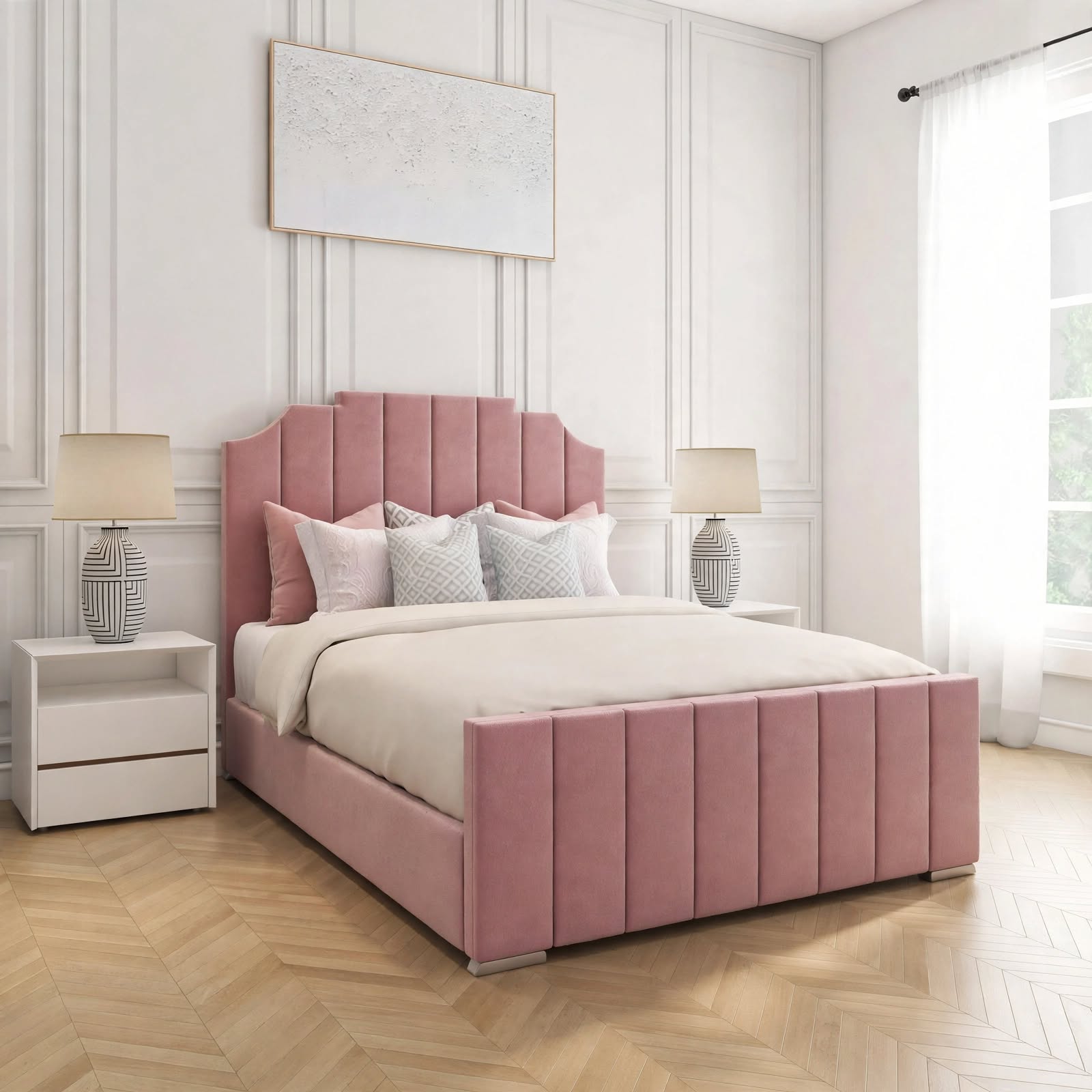 2026 New skyscraper art deco bed.