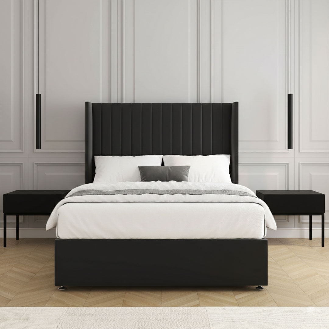 Luna Luxury Upholstered Divan Bed - Image 3