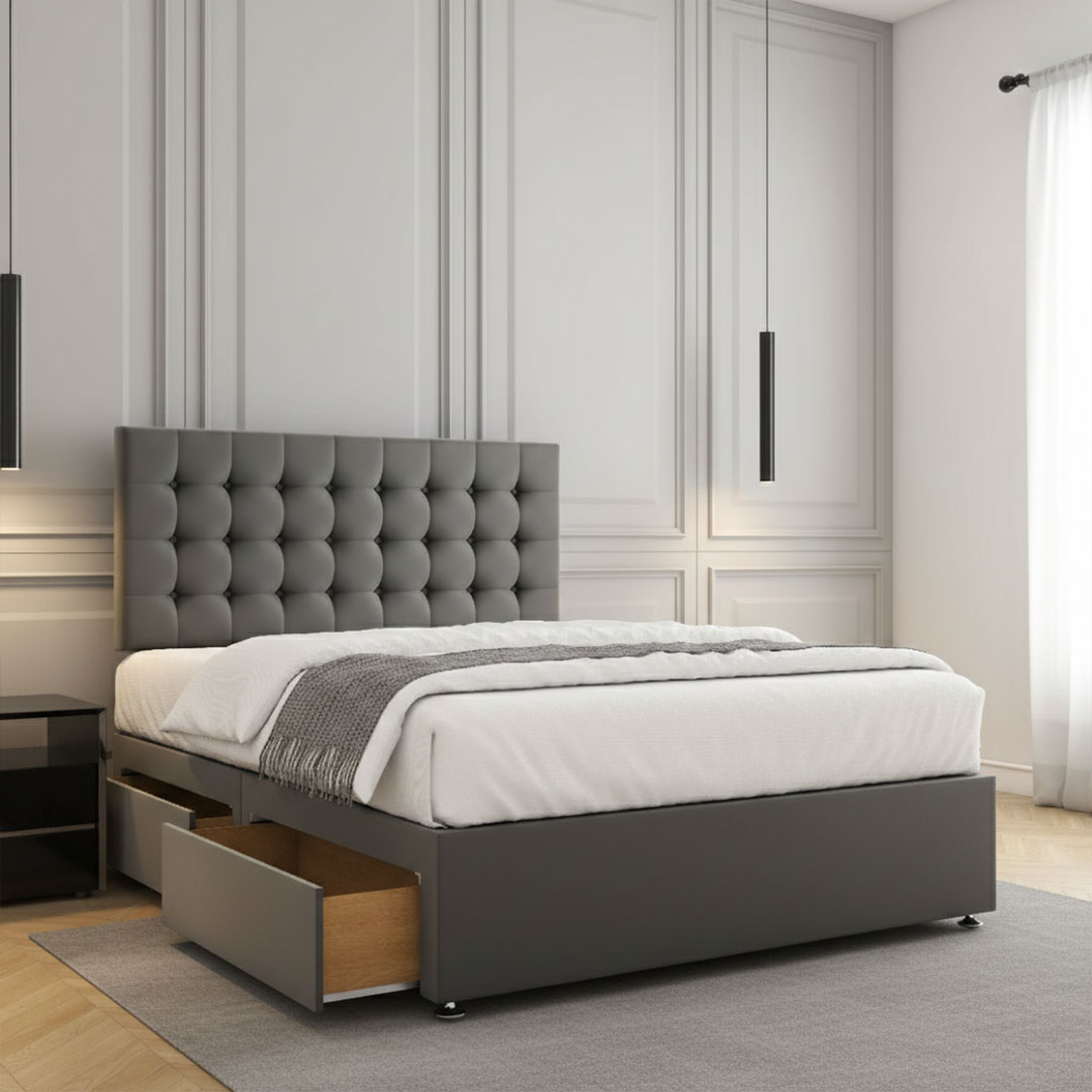 Regal Luxe Upholstered Divan Bed - Image 3