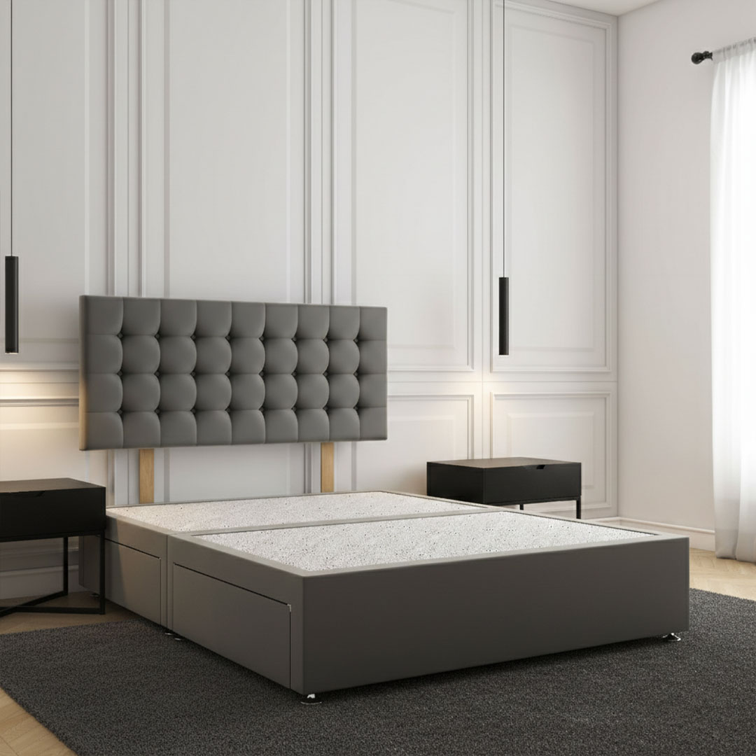 Regal Luxe Upholstered Divan Bed - Image 2