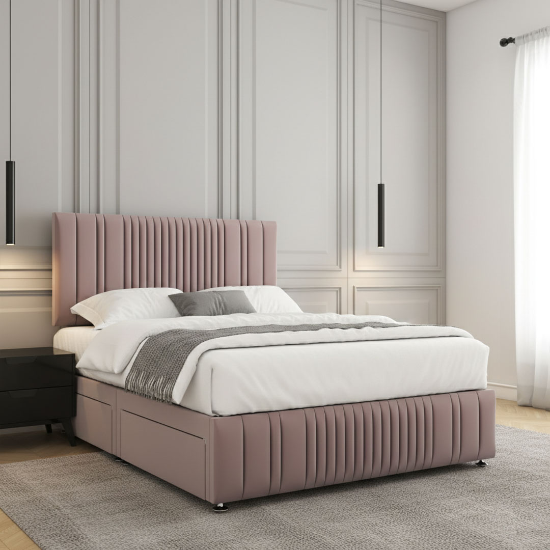 Siena Luxury Fabric Divan Bed
