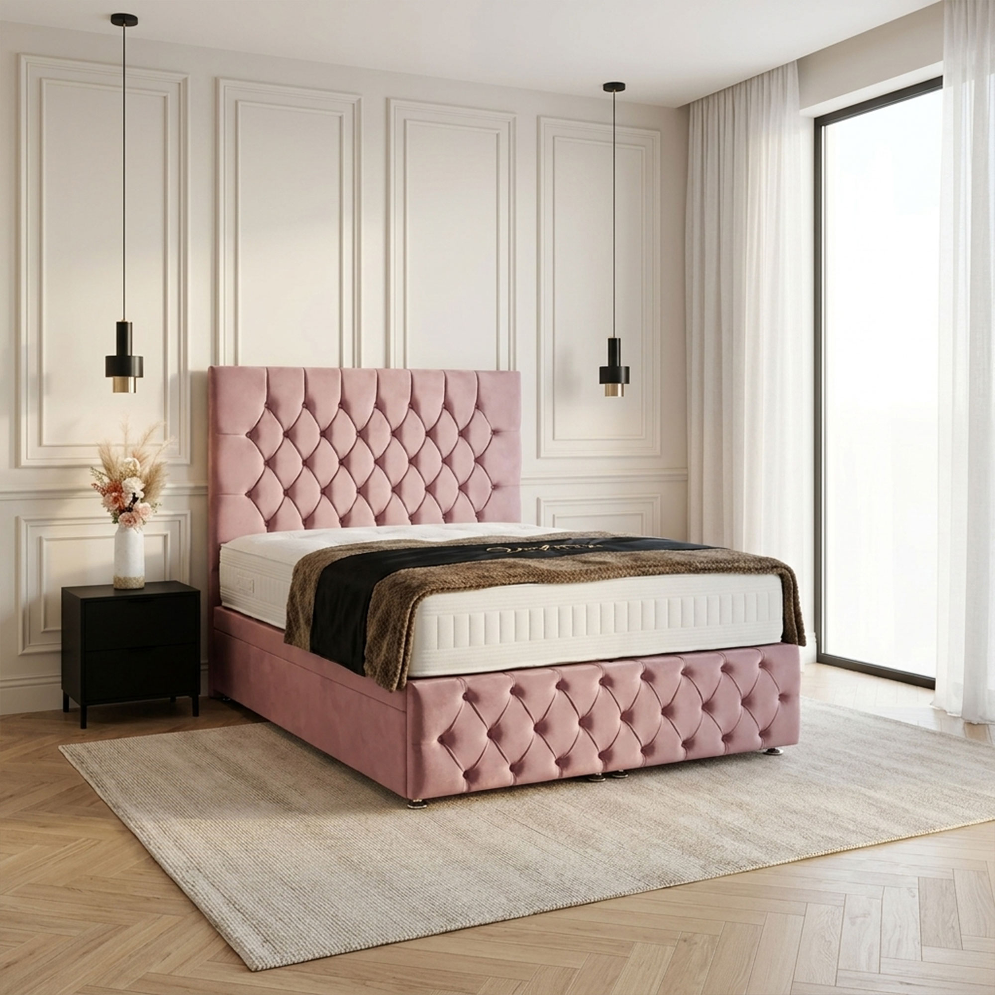 Verona Modern Ottoman Divan Bed