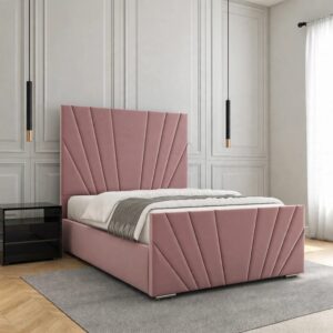 Ivory Upholstered Bed Frame